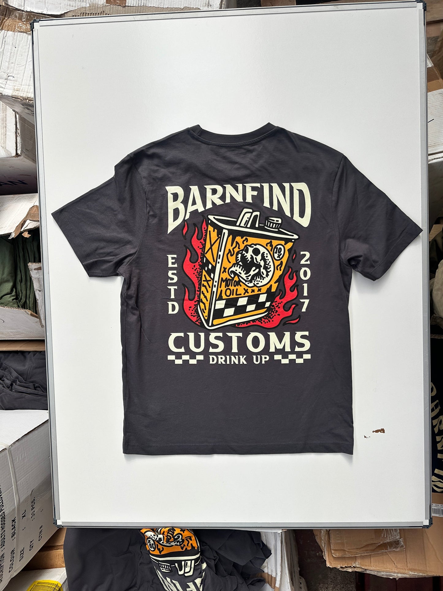 Oil Can Tee (gray)