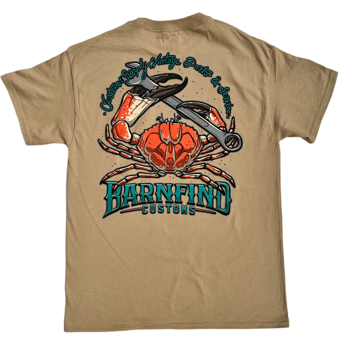 Custom supply tan Tshirt