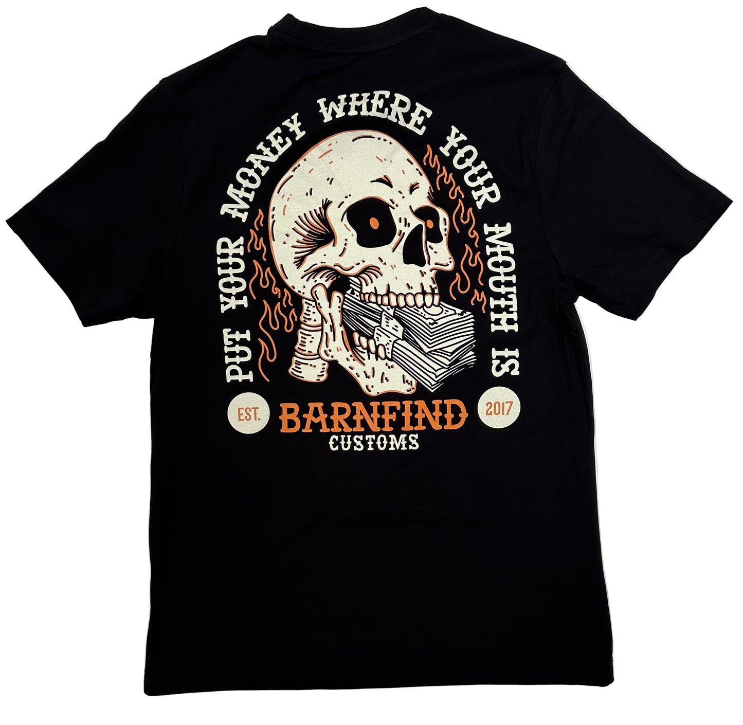 Put your money where your mouth is black tee
