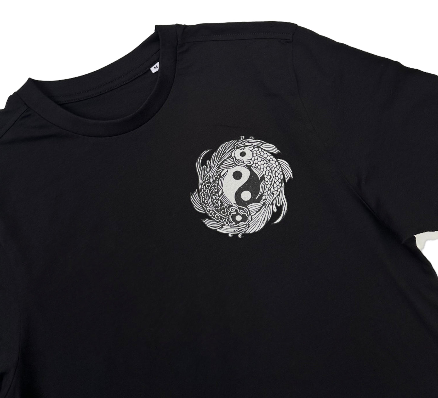 Koi print Tshirt black
