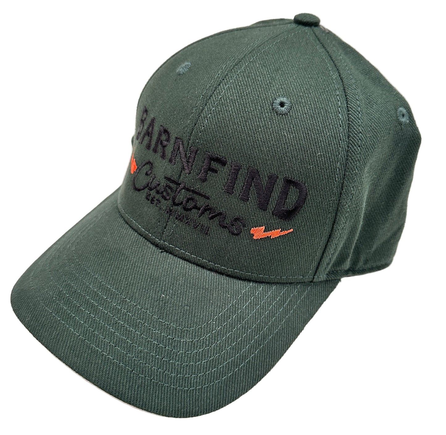 Bolt logo 6 pannel fabric back cap