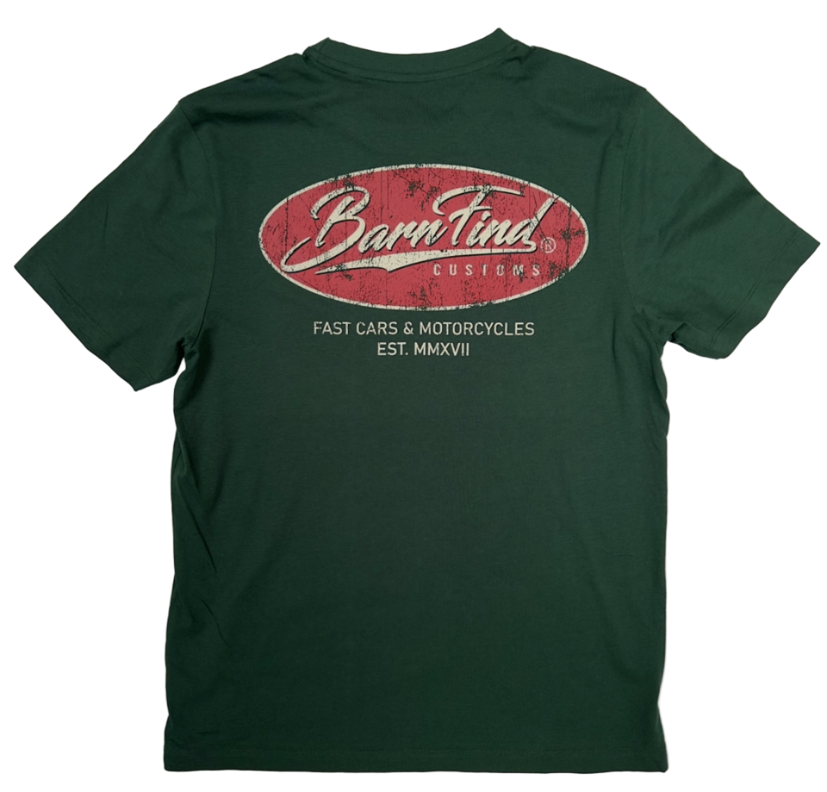Oval tee racing green