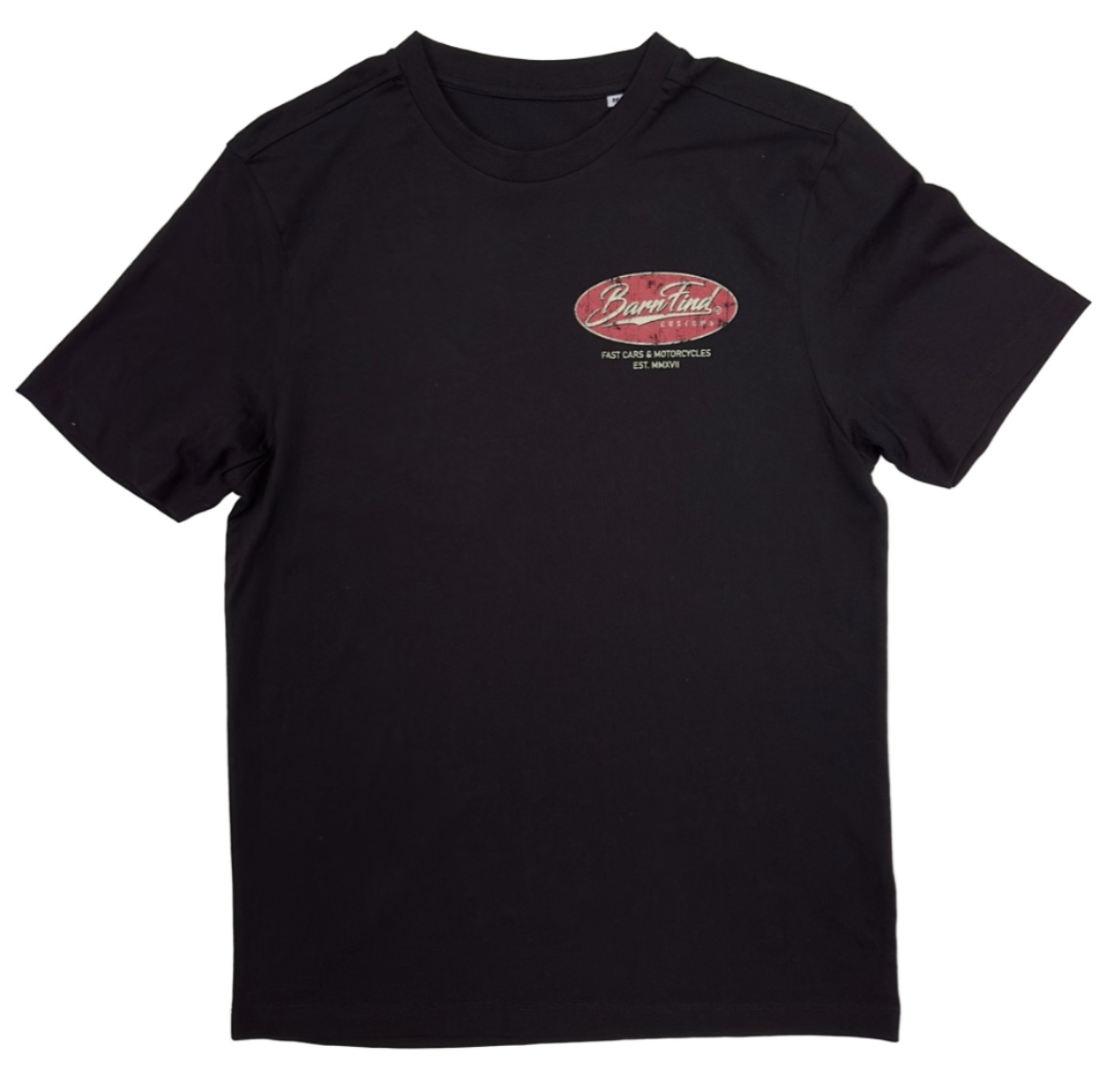 Oval tee black