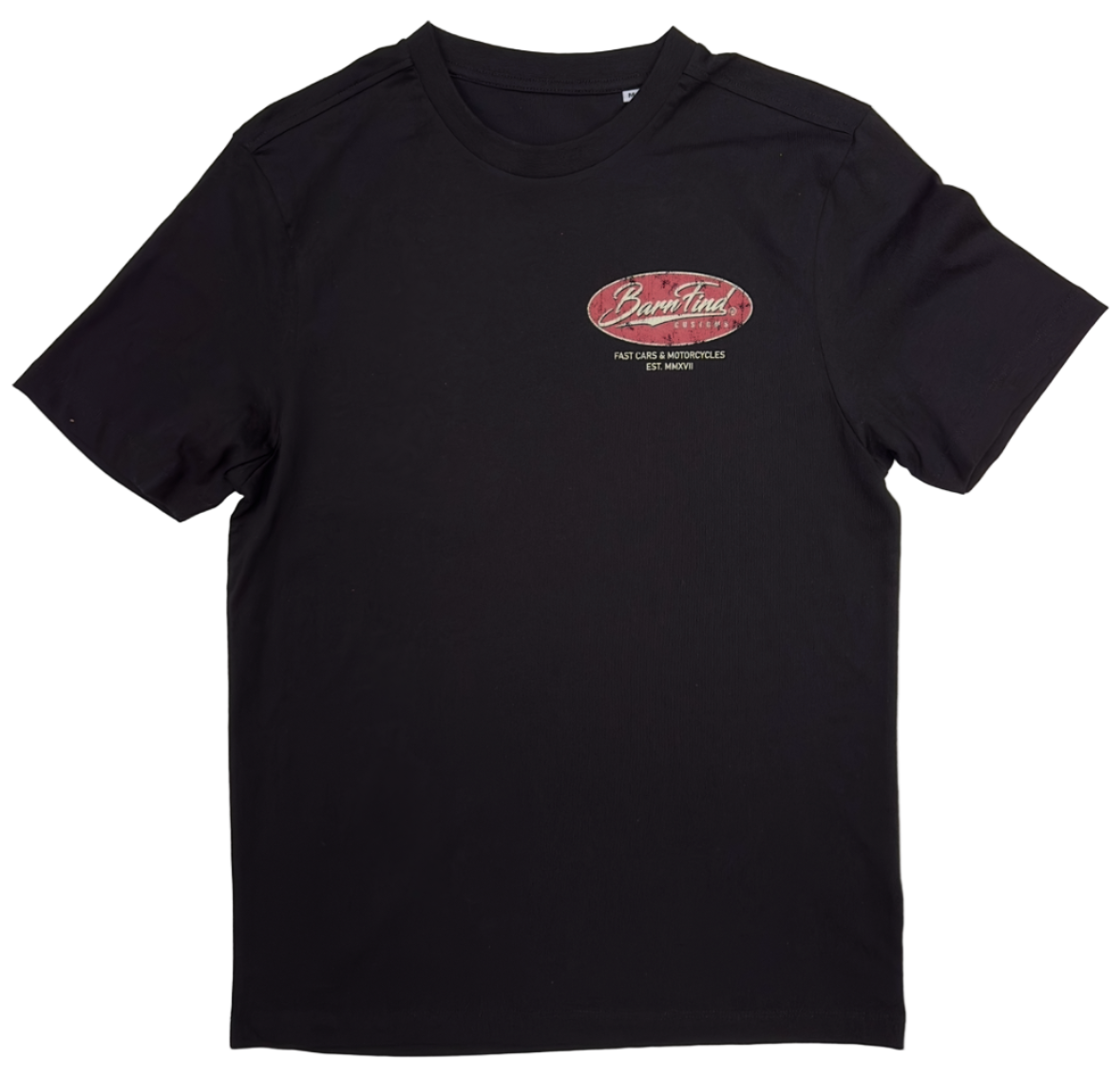 Oval tee black