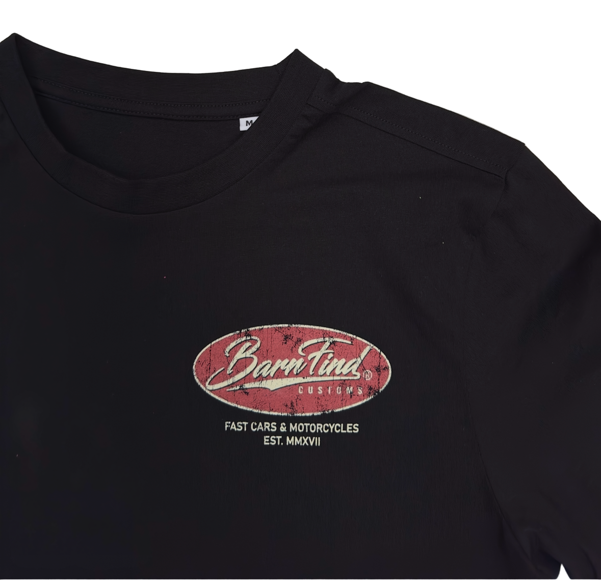 Oval tee black