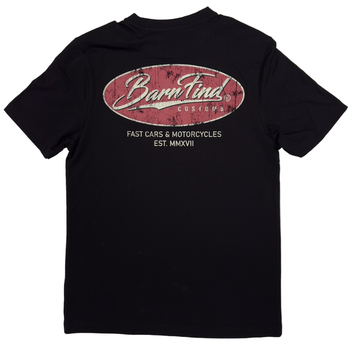 Oval tee black