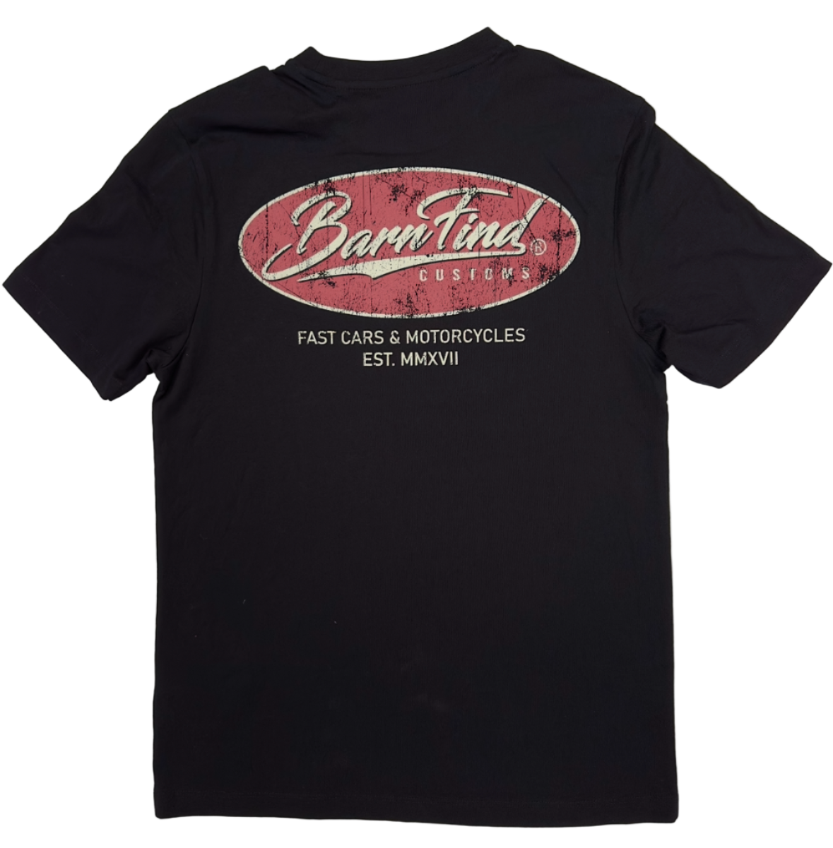 Oval tee black