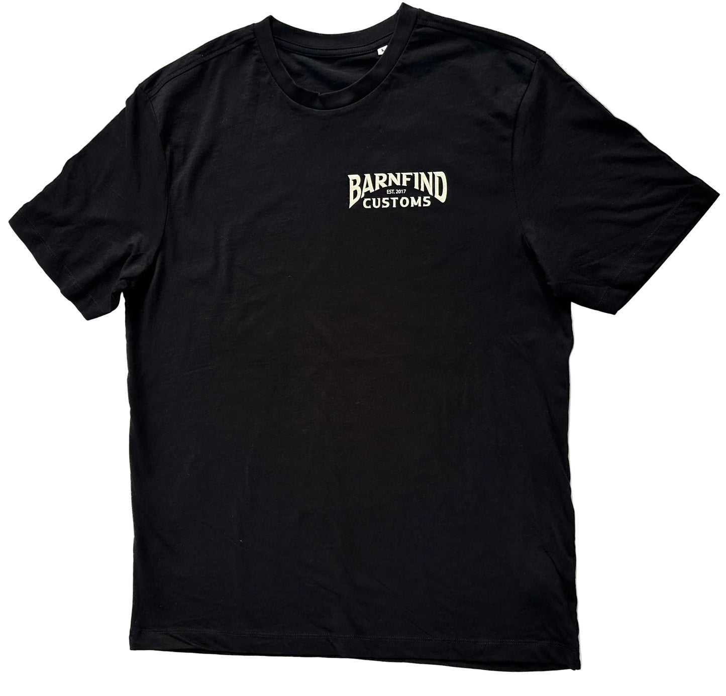 Oil Can Black Tee