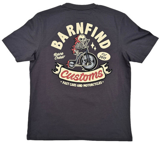 Race crew T-shirt grey