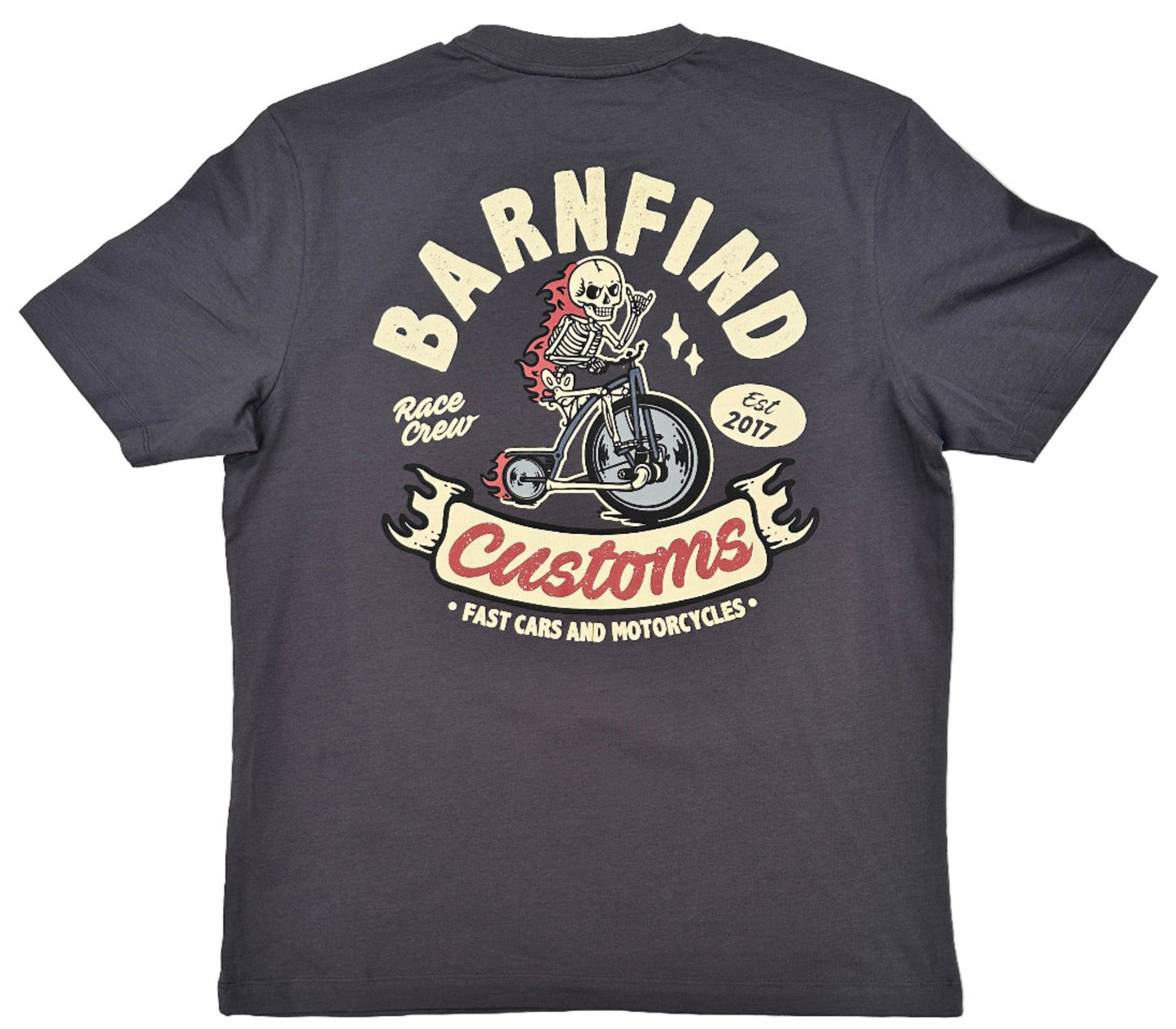 Race crew T-shirt grey