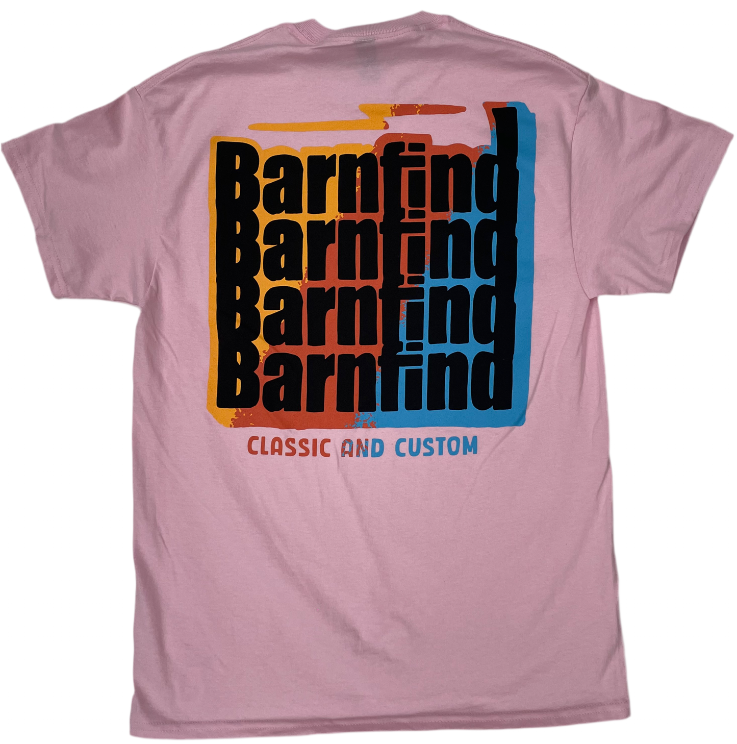 Classic and custom Tri colour Tshirt (pink or green)