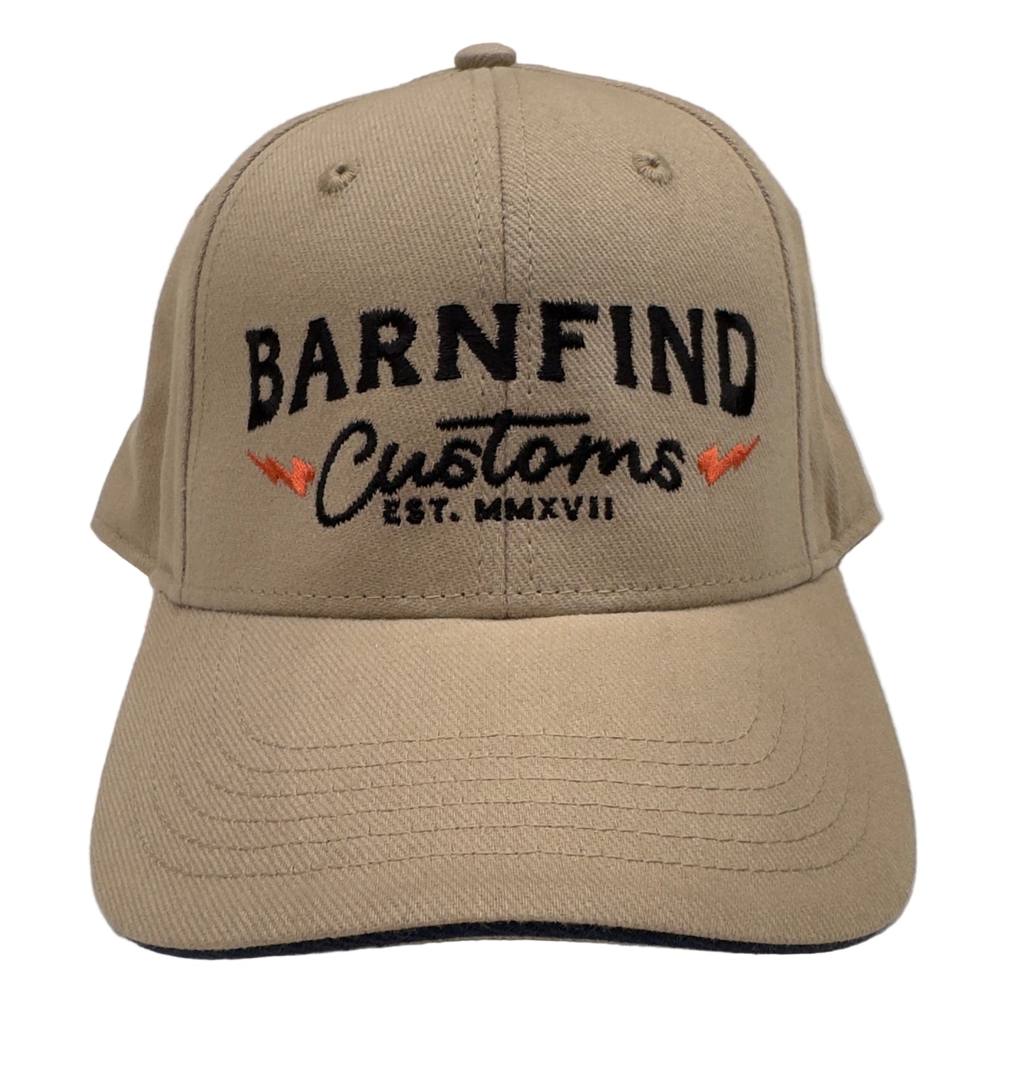 Bolt logo 6 pannel fabric back cap