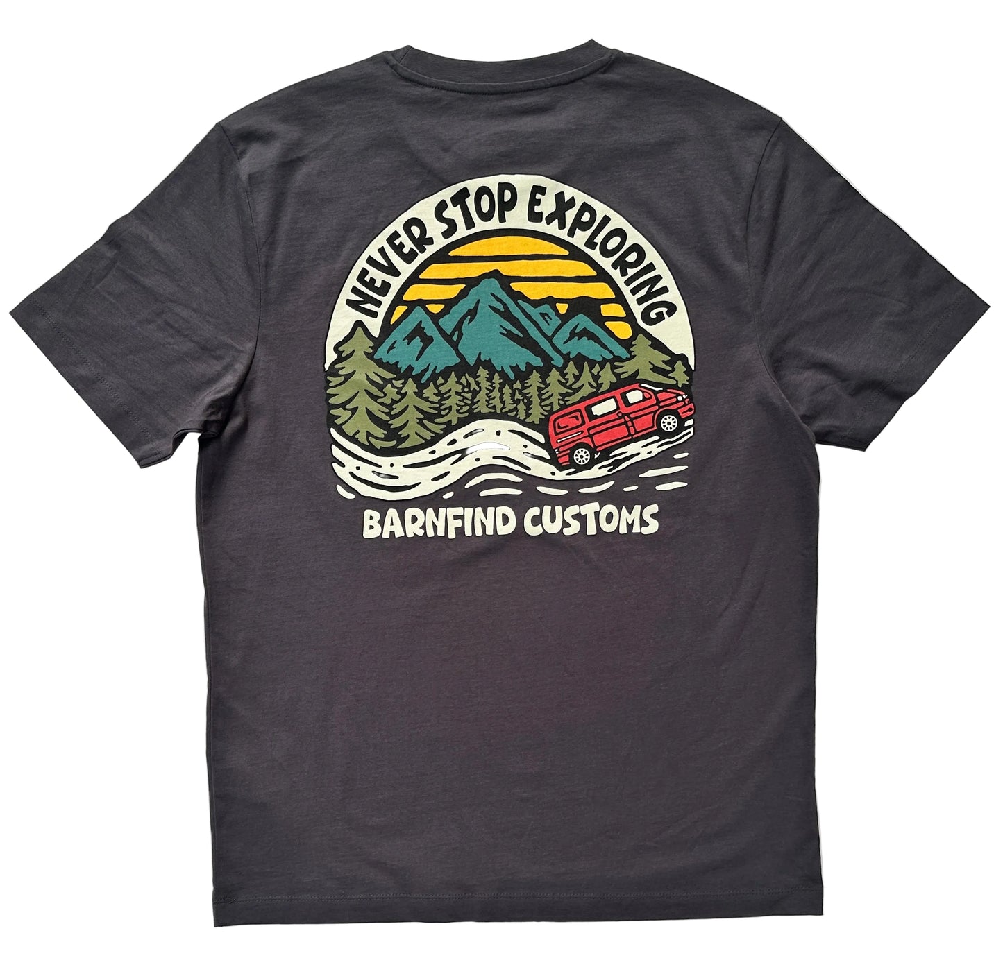 never stop Tee (gray)
