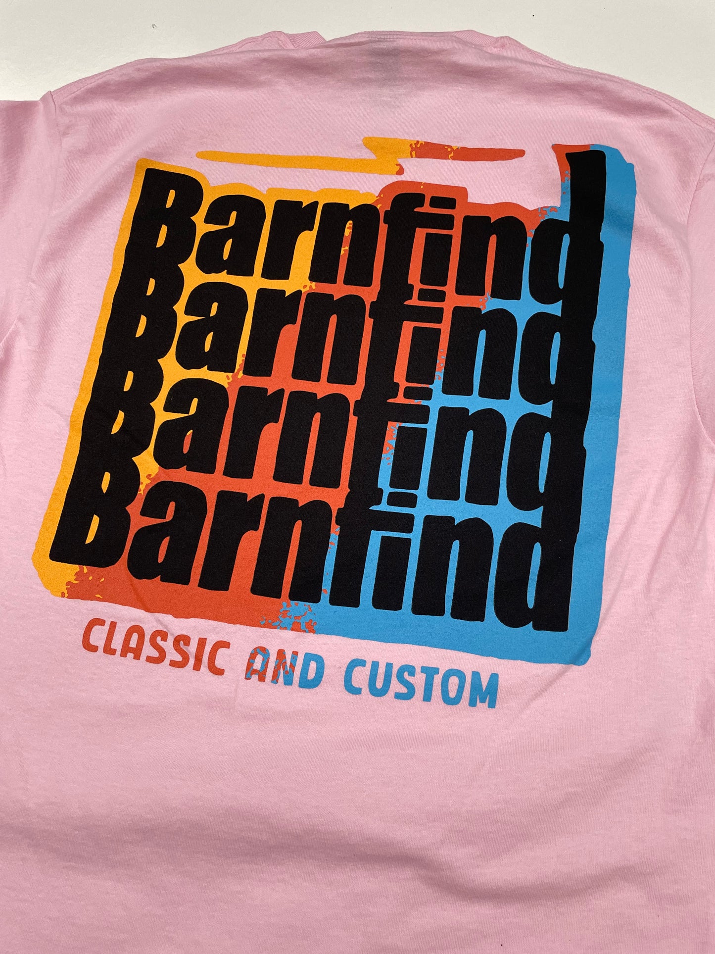 Classic and custom Tri colour Tshirt (pink or green)