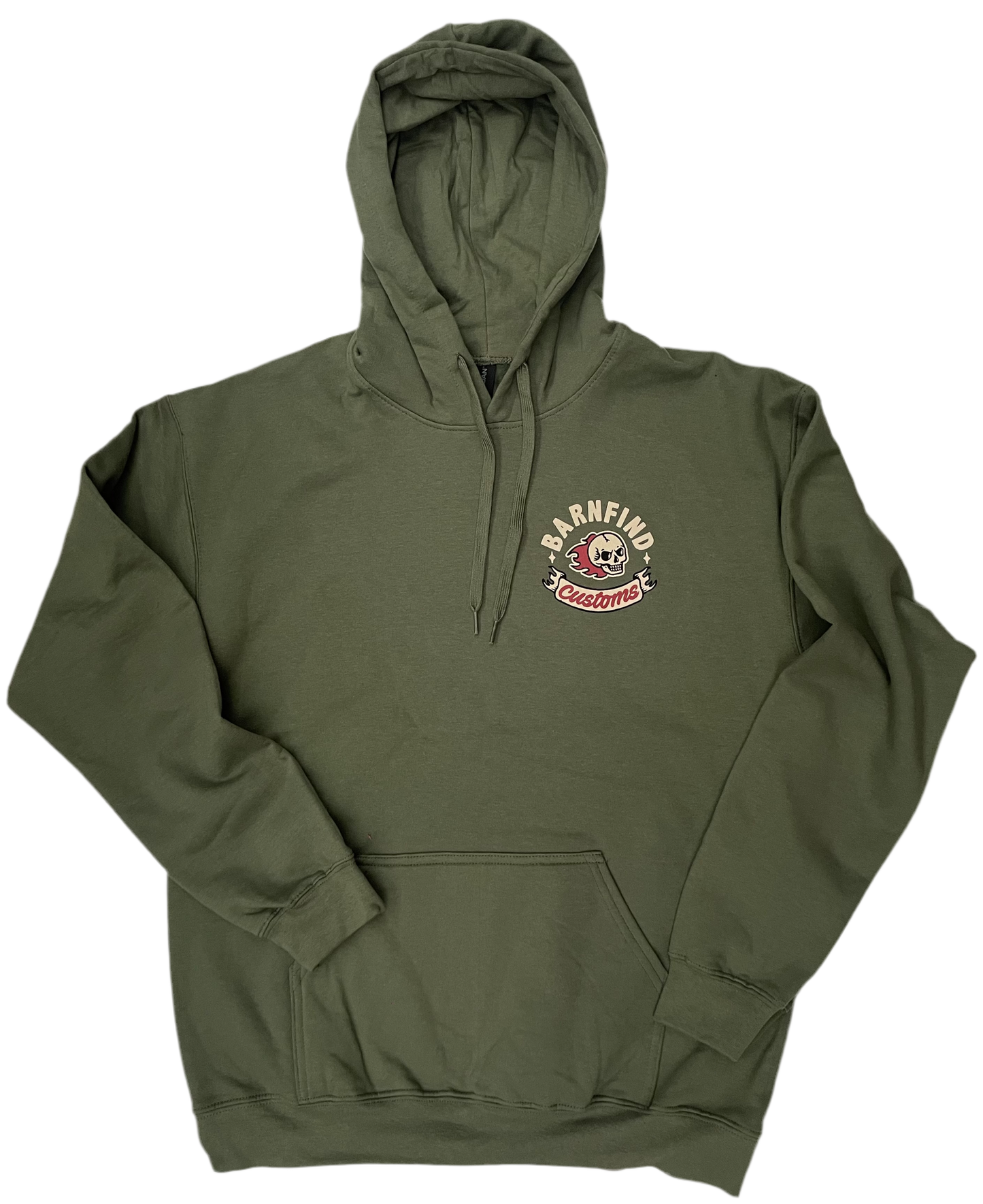 Race crew hoodie (sand or military green)