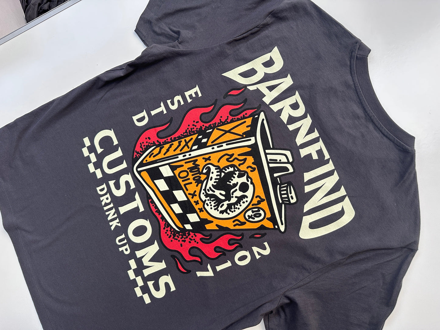 Oil Can Tee (gray)