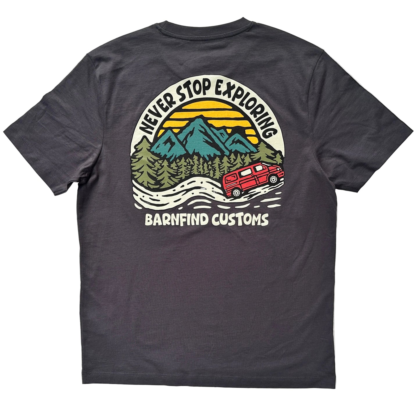 never stop Tee (gray)
