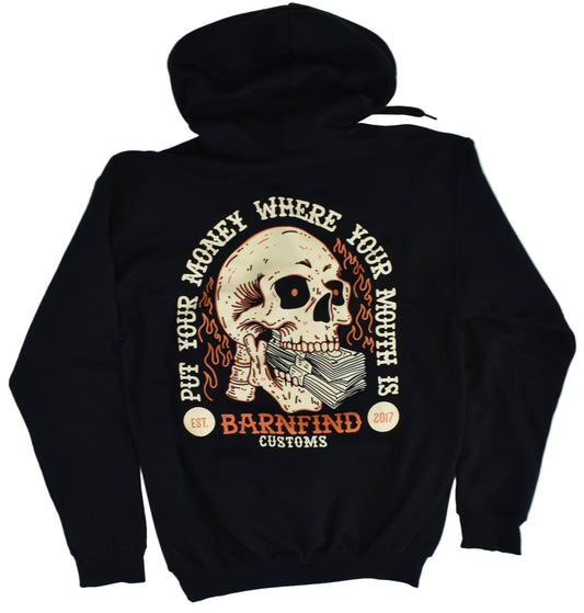 Put your money where your mouth is black hood