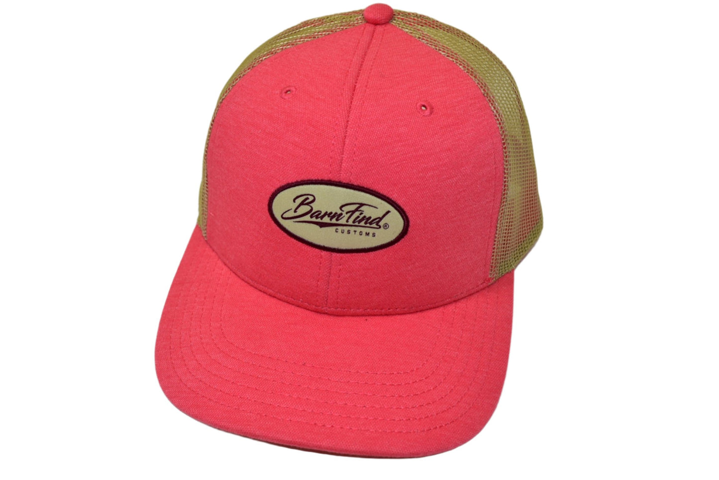 Pink/Tan mesh cap