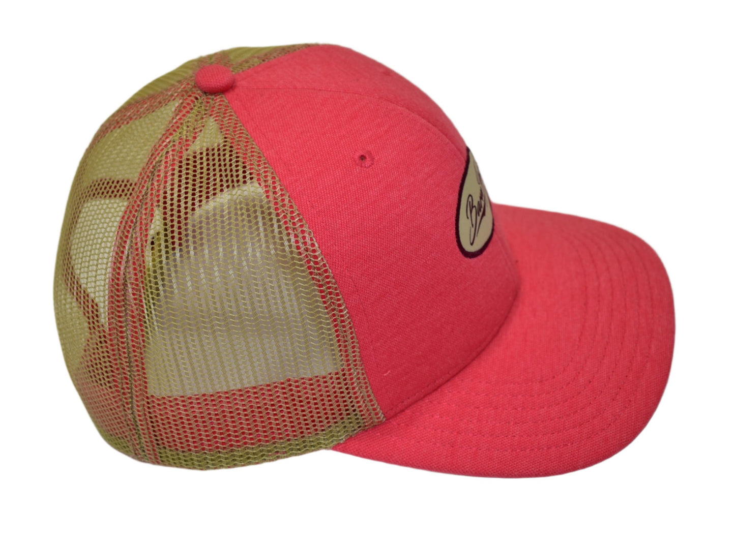 Pink/Tan mesh cap