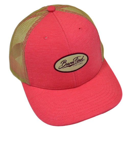 Pink/Tan mesh cap