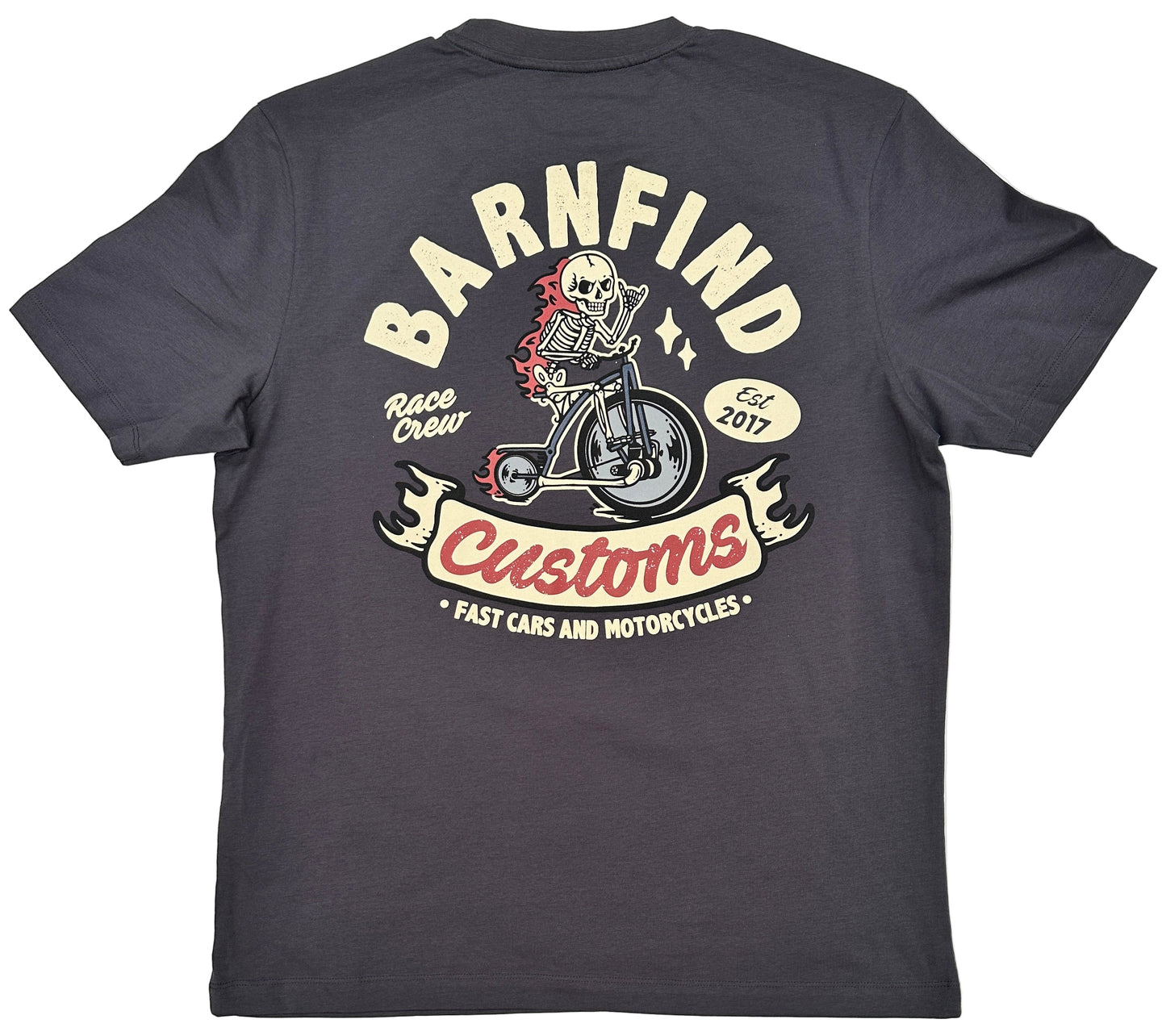 Race crew T-shirt grey