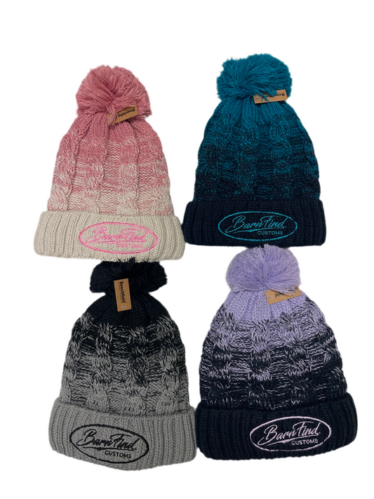 Fade bobble hat