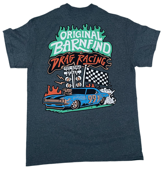 Original Barnfind drag racing tshirt