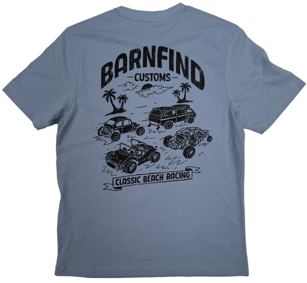 Beach racing tee