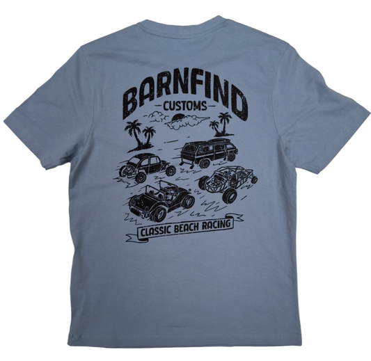 Beach racing tee