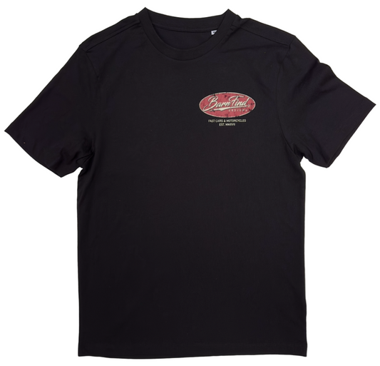 Oval tee black